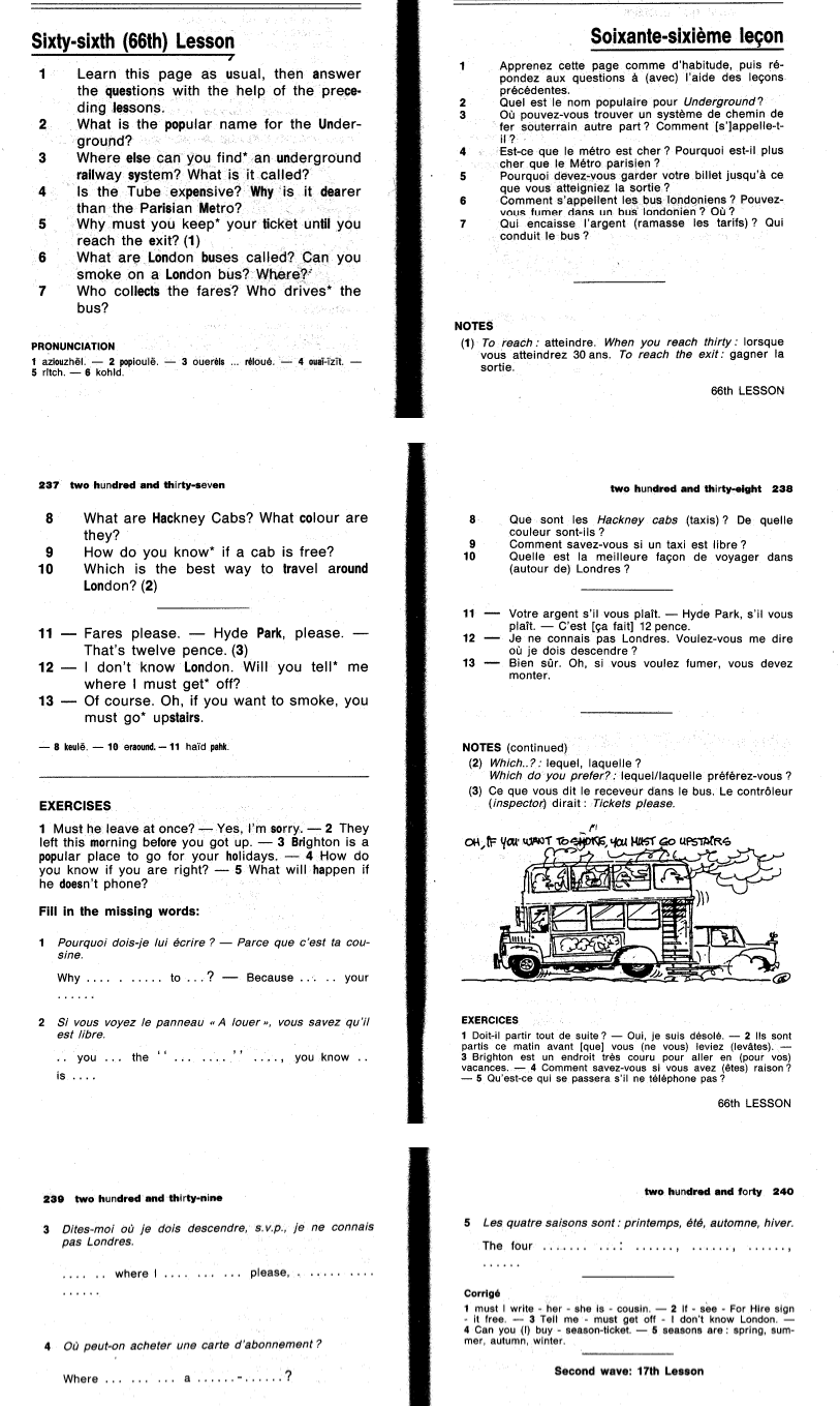 Sixty sixth Lesson